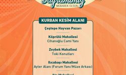 Efeler'de kurban kesim noktaları belirlendi