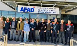 Elazığ'da AFAD personeline enkazda iletişim eğitimi verildi