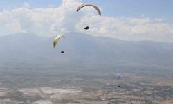 Erzincan yamaç paraşütünde Türkiye ikincisi oldu