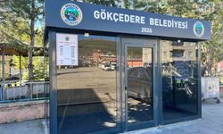 Gökçedere'ye modern minibüs durağı yapıldı