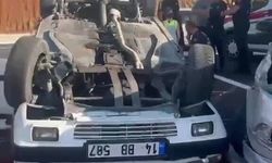 Hastane kavşağında kaza: 5 yaralı