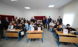Hatay'da depremin ardından inşa edilen 232'inci okulun açılışı gerçekleştirildi