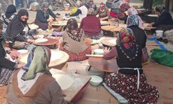 Hisarcık Cumhuriyet mahallesi kadınlarından gözleme hayrı