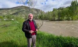 İspir'de Çoruh Vadisi'nde karların erimesiyle su seviyesi yükseldi, evler boşaltılıyor