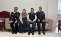 Jandarma, şehit aileleri ve gazileri unutmadı