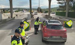 Jandarmadan otoyolda bayram denetimi