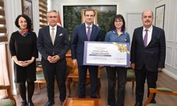 Kaymakam Güldoğan Türkiye Şampiyonunu ağırladı