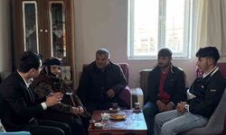 Kaymakam Tutal'dan şehit ailesine bayram ziyareti