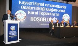 Kayseri Esnaf ve Sanatkarlar Odaları Birliği Genel Kurulu başladı