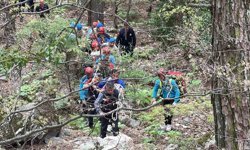 Kazdağları'nda 100 kişilik personelle zorlu kurtarma operasyonu
