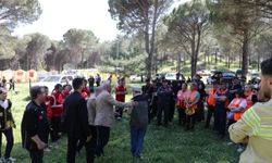 Kazdağları'nda gerçeğini aratmayan arama kurtarma tatbikatı