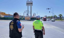Kuşadası'nda Kurban Bayramı öncesi havadan trafik denetimleri sıkılaştırıldı