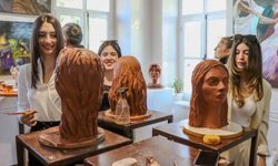 Lise öğrencilerinden yıl sonu sanat sergisi
