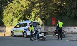 Lüleburgaz'da arife günü motosiklet denetimi
