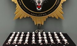 Malatya'da otogarda 2 bin 970 adet sentetik hap ele geçirildi