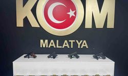 Malatya'da uyuşturucu ve silah operasyonu