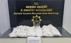 Mersin'de depoya baskın: 27 kilodan fazla metamfetamin ele geçirildi