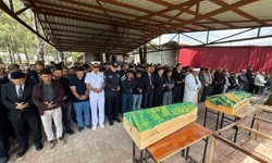 Mersin'de ölen 2 kardeşin cenazesi gözyaşları arasında defnedildi