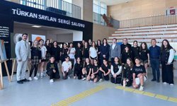 MTK Koleji Ortaokulu öğrencilerinden karma resim sergisi