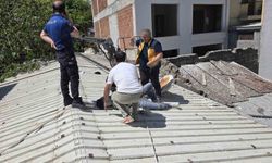 Mudanya'da can pazarı...6.kattan devrilen vinçte 2 işçi yaralandı