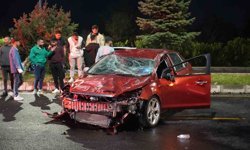 Niğde'de kontrolden çıkan otomobil takla attı: 1 yaralı