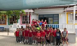 Salavatlı İlkokulu öğrencilerine trafik eğitimi verildi