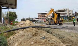 Samandağ'da içme suyu şebeke projesinin yüzde 88'i tamamlandı