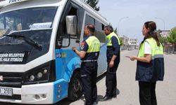 Şanlıurfa'da toplu taşıma araçları denetlendi