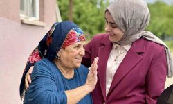 Sebahat teyzenin duası Kaymakam Kılıç'ı duygulandırdı
