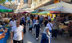 Tarihi Salı Pazarı'nda bayram bereketi