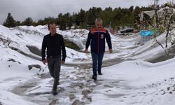Toroslar'da yağışın ardından hasar tespit çalışmaları başladı