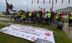 ÜNİPERSEN'den Samsun'dan Ankara'ya bisikletli eylem