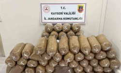 Yahyalı'da 285 kilo bandrolsüz tütün yakalandı