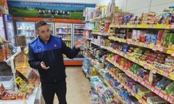 Zabıta ekiplerinden bakkal ve marketlere denetim