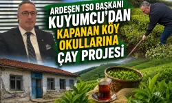 Ardeşen TSO Başkanından kapanan köy okullarına çay projesi