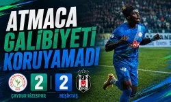 Çaykur Rizespor galibiyeti koruyamadı bir puana razı oldu