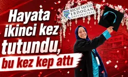 Meryem Sarıahmetoğlu hayata ikinci kez tutundu, bu kez kep attı