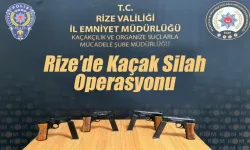 Rize'de kaçak silah ele geçirildi 1 kişi tutuklandı