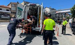Alaplı'da motosiklet kazası: 1 kişi yaralandı