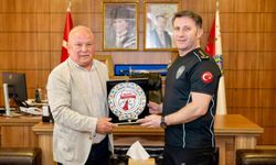 ASKF Başkanı Tosun'dan Emniyet Müdürü Çağlar'a anlamlı buluşma