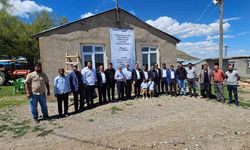 Aydınlar'da taziye evi ve caminin temeli dualarla atıldı