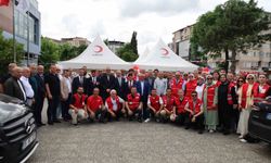 Bafra'da Kızılay kan alma birimi açılışı