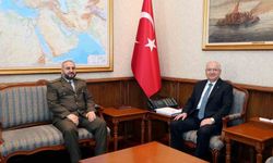 Bakan Güler, Suriyeli mevkidaşı Ebu Kasra ile görüştü