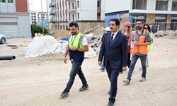 Başkan Taşkın rezerv alınanda incelemede bulundu