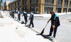 Battalgazi Belediyesi'nden Akpınar Çarşısı'nda temizlik çalışması