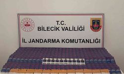 Bilecik'te 9 bin 900 adet doldurulmuş makaron ele geçirildi