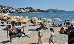 Bodrum'da sahiller doldu taştı