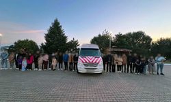 Çanakkale'de 33 kaçak göçmen ile 2 organizatör yakalandı