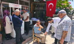 Çemişgezek'te vatandaşlara fiziksel sağlık taraması yapıldı
