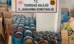 Çerkezköy'de 84 milyon TL değerinde kaçak tütün ele geçirildi